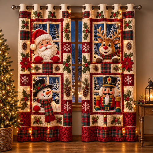 Jolly Window Quilted Curtains GFTOTP22292