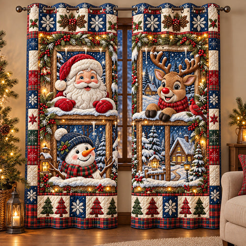 Jolly Window Quilted Curtains GFTOTP22294