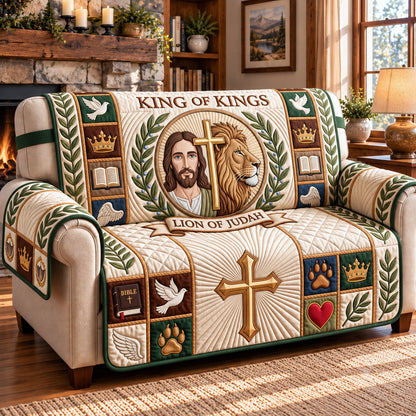 Lion Of Judah Quilted Sofa Cover GFTOTP22470