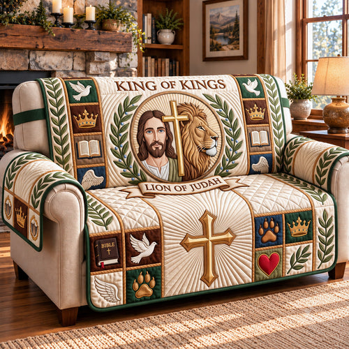 Lion Of Judah Quilted Sofa Cover GFTOTP22470