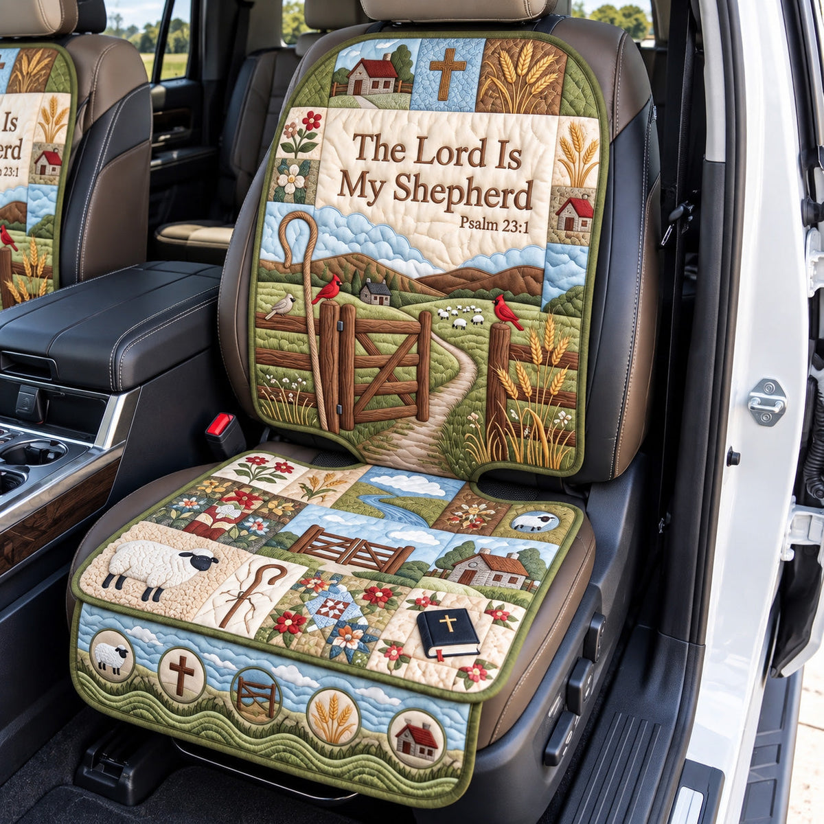 Christian Faith Quilted Car Seat Protector GFTOTP22491