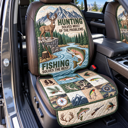 Hunting And Fishing Quilted Car Seat Protector GFTOTP22497
