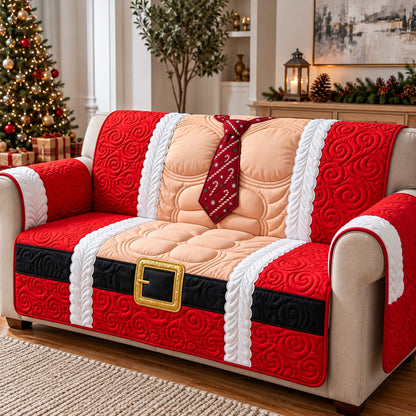 Muscle Santa Quilted Sofa Cover GFTOTP22564