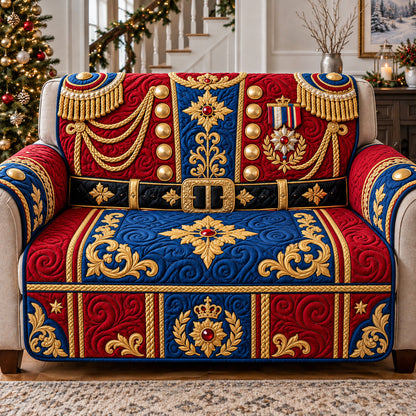 Royal Nutcracker Quilted Sofa Cover GFTOTP22567