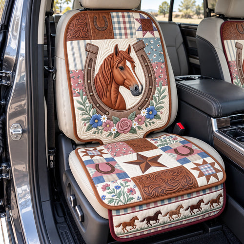 Country Sweet Horse Quilted Car Seat Protector GFTOTP22683