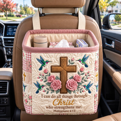 Christian Faith Quilted Car Basket GFTOTP22709