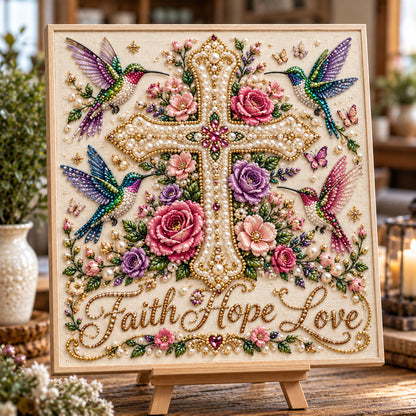 Christian Faith DIY Diamond Pearl Art Kit GFTOTP23153