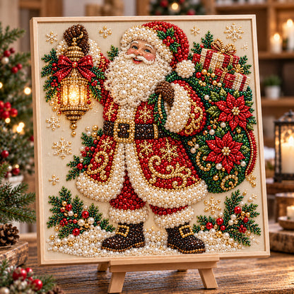 🔥 EARLY CHRISTMAS SALE 49% OFF - Jolly Santa DIY Diamond Pearl Art Kit GFTOTP23160