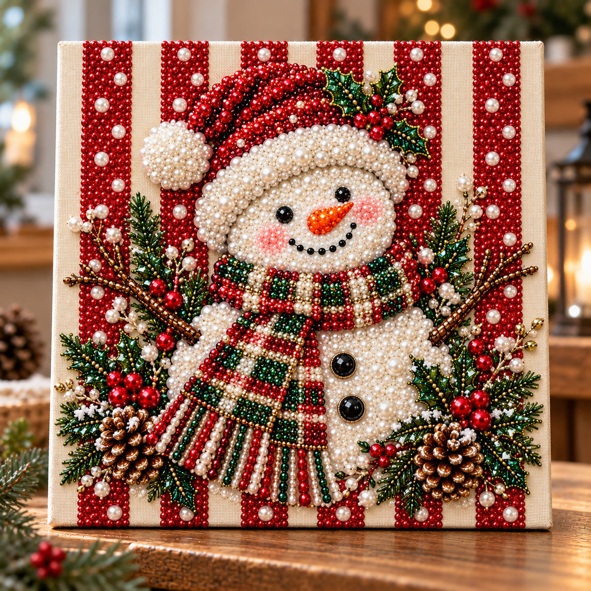 🔥 EARLY CHRISTMAS SALE 49% OFF - Jolly Snowmen DIY Diamond Pearl Art Kit GFTOTP23167