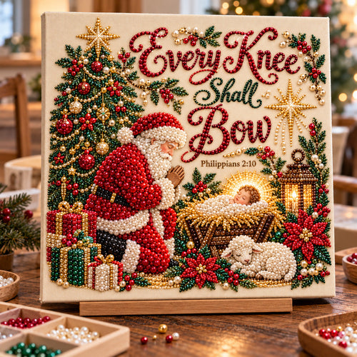 Jesus Christmas Blessings DIY Diamond Pearl Art Kit GFTOTP23199
