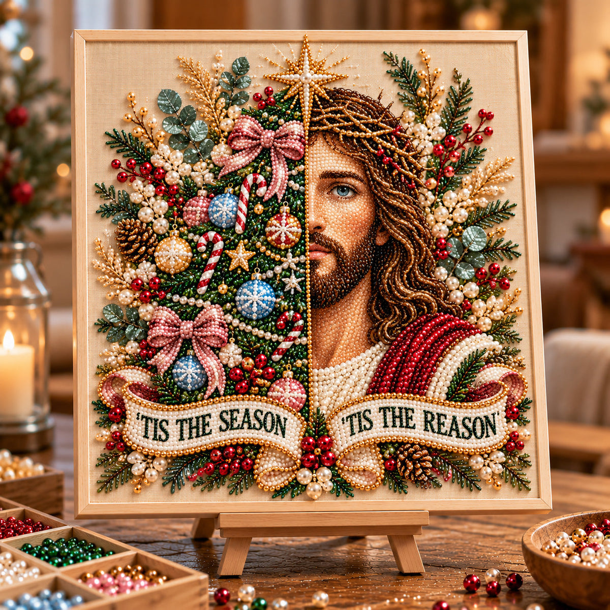 The Season The Reason DIY Diamond Pearl Art Kit GFTOTP23206