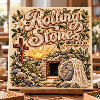 Rolling Stones Resurrection DIY Diamond Pearl Art Kit GFTOTP23207