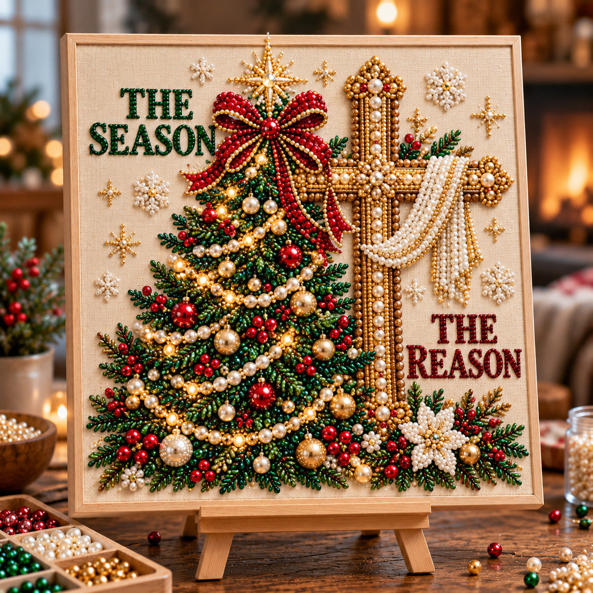 The Season The Reason DIY Diamond Pearl Art Kit GFTOTP23208