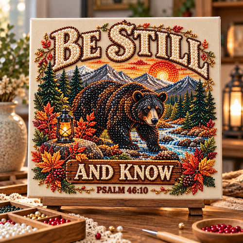 Be Still And Know DIY Diamond Pearl Art Kit GFTOTP23210