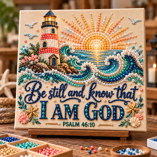 Be Still And Know DIY Diamond Pearl Art Kit GFTOTP23211