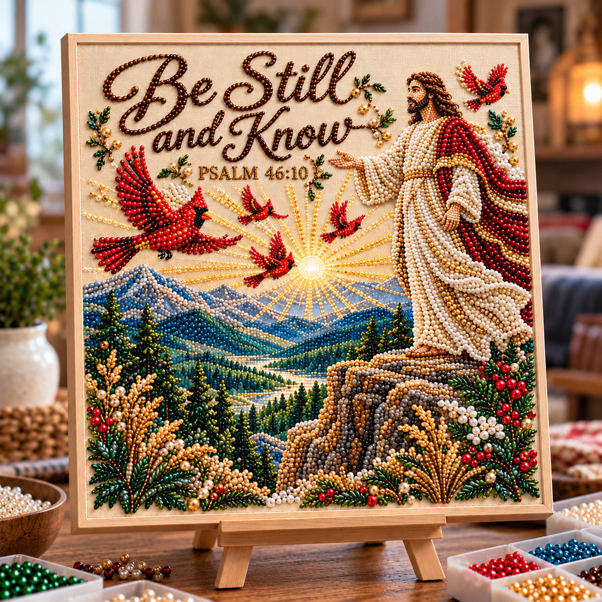 Be Still And Know DIY Diamond Pearl Art Kit GFTOTP23212