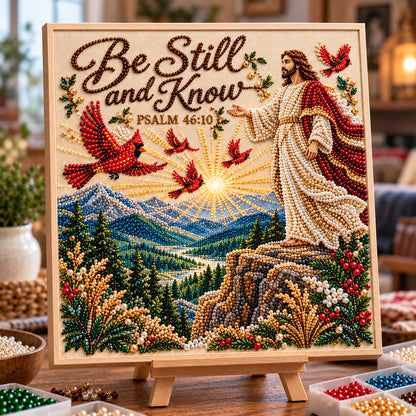 Be Still And Know DIY Diamond Pearl Art Kit GFTOTP23212