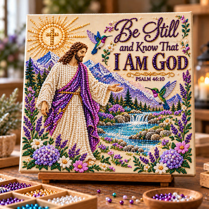 Be Still And Know DIY Diamond Pearl Art Kit GFTOTP23213