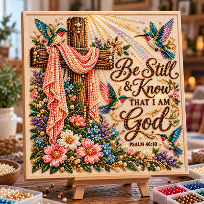 Be Still And Know DIY Diamond Pearl Art Kit GFTOTP23214