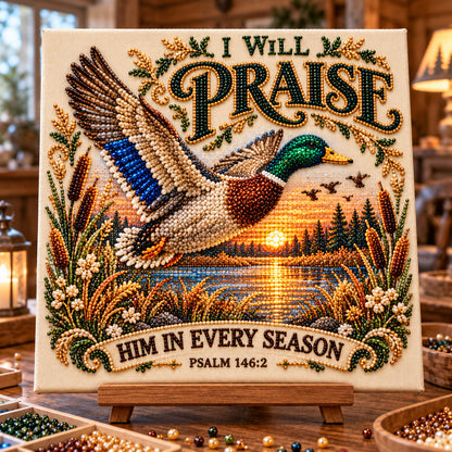 Praise Him Every Season DIY Diamond Pearl Art Kit GFTOTP23234