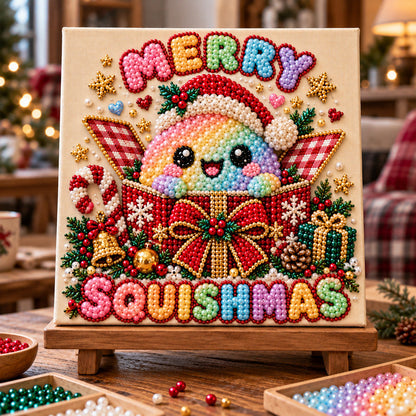 Merry Squishmas DIY Diamond Pearl Art Kit GFTOTP23357
