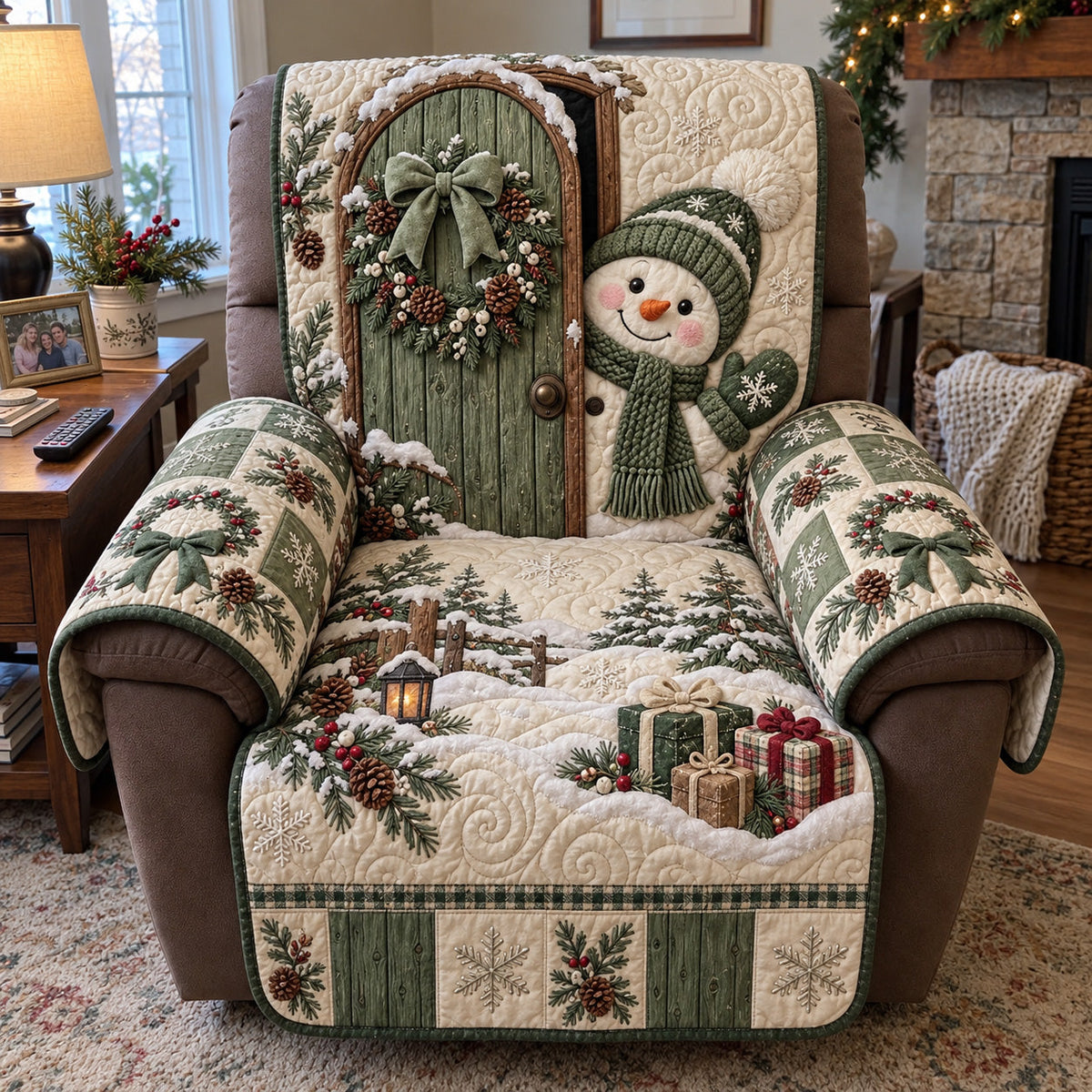 Pine Serenade Quilted Sofa Cover GFTOTP23391