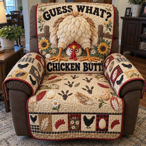 Cheeky Feather Quilted Sofa Cover GFTOTP23398
