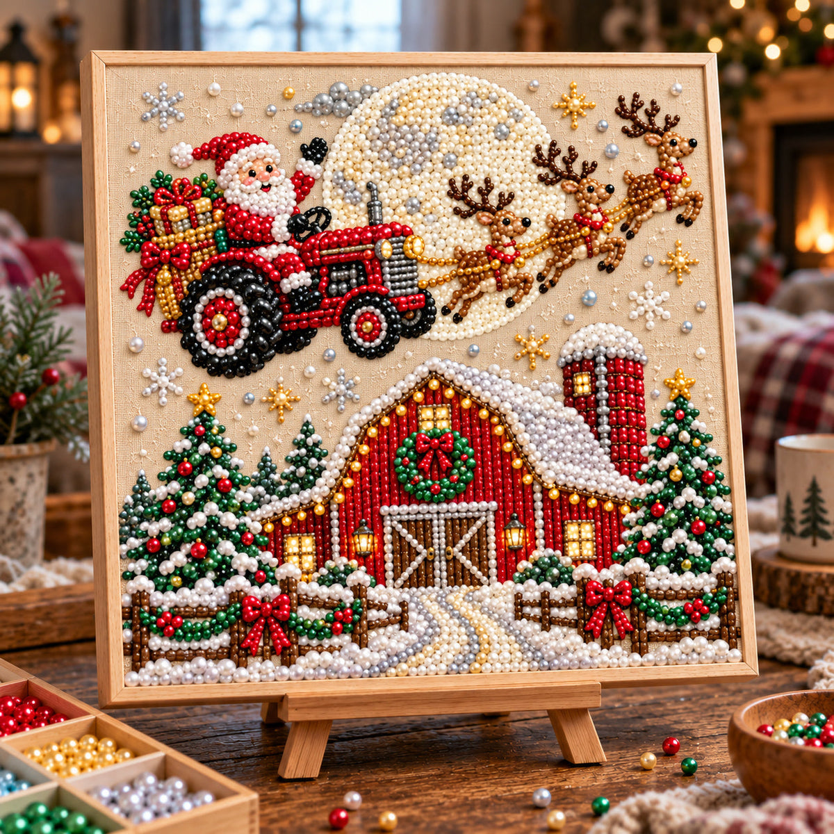 Red Tractor Magic DIY Diamond Pearl Art Kit GFTOTP23437