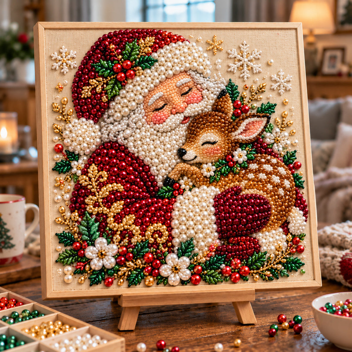 Sweet Noel Embrace DIY Diamond Pearl Art Kit GFTOTP23439