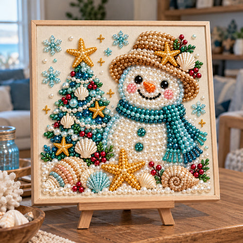 Coastal Frosty Joy DIY Diamond Pearl Art Kit GFTOTP23510