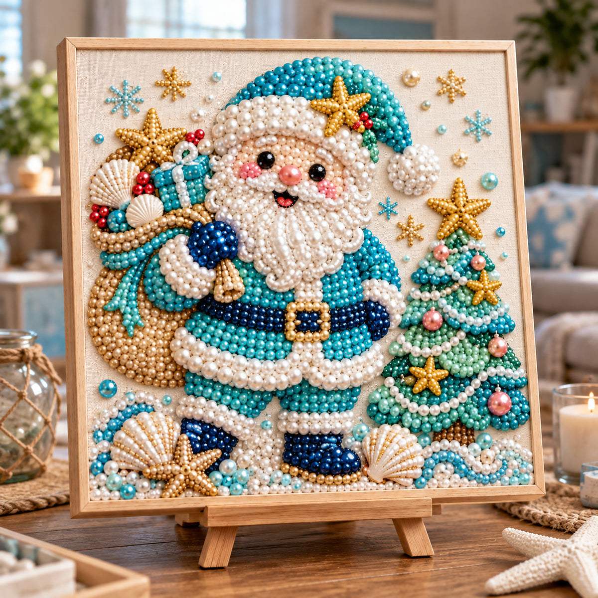Ocean Santa Magic DIY Diamond Pearl Art Kit GFTOTP23511