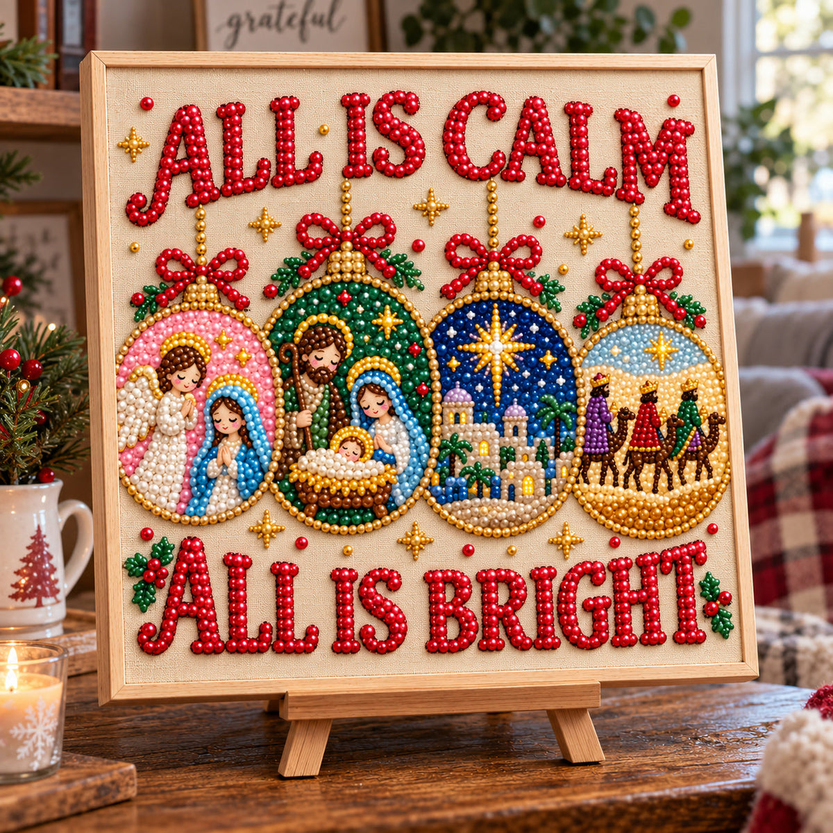Calm And Bright DIY Diamond Pearl Art Kit GFTOTP23560