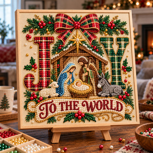 Joy To World DIY Diamond Pearl Art Kit GFTOTP23562