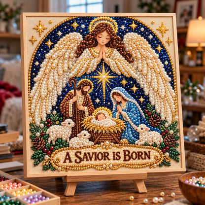 A Savior Is Born DIY Diamond Pearl Art Kit GFTOTP23567