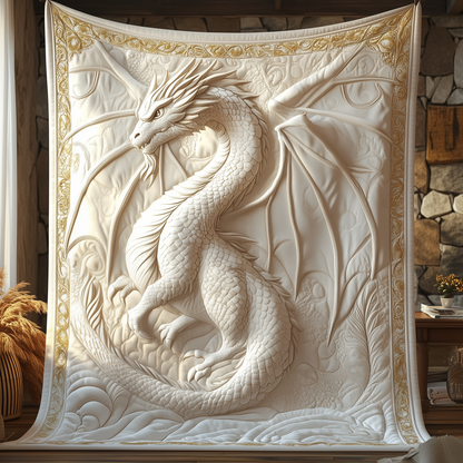 Majestic Dragon Quilted Blanket GFTOTP2397