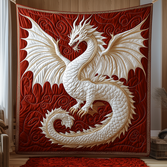 Majestic Dragon Quilted Blanket GFTOTP2406