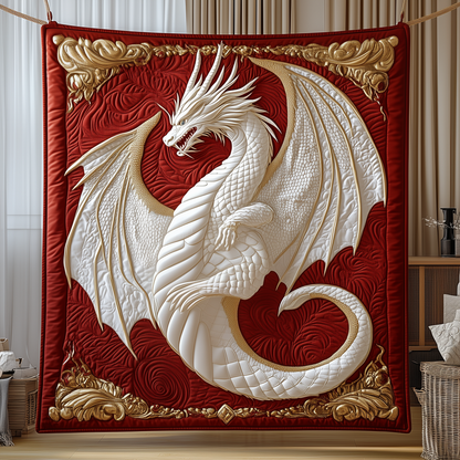 Majestic Dragon Quilted Blanket GFTOTP2409