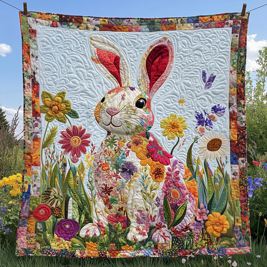 Adorable Rabbit Quilted Blanket GFTOTP2415