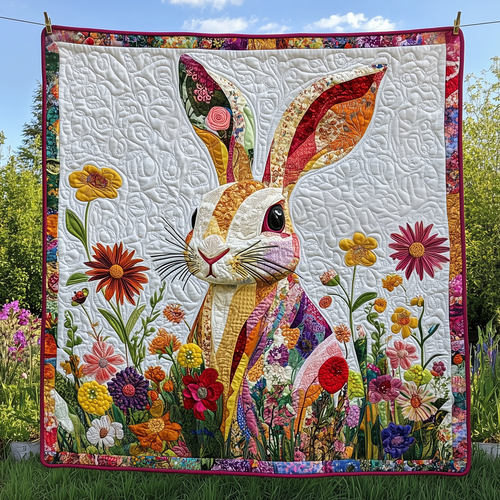 Adorable Rabbit Quilted Blanket GFTOTP2416