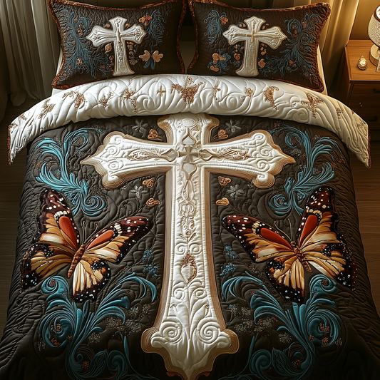 Heavenly Embrace 3-Piece Quilted Bedding Set GFTOTP2469