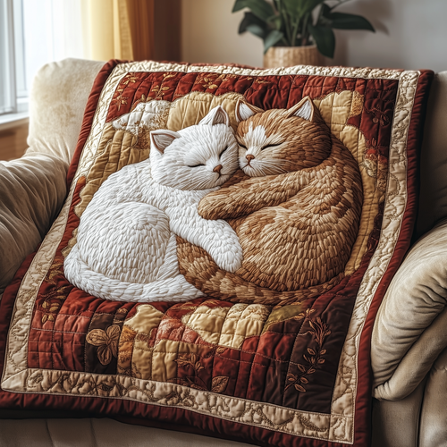 Cuddly Cat Slumber Quilted Blanket GFTOTP2590