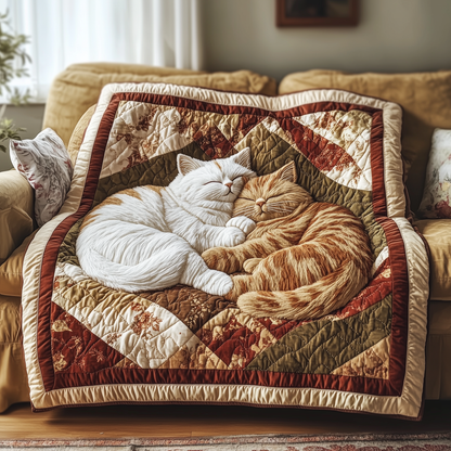 Cuddly Cat Slumber Quilted Blanket GFTOTP2592