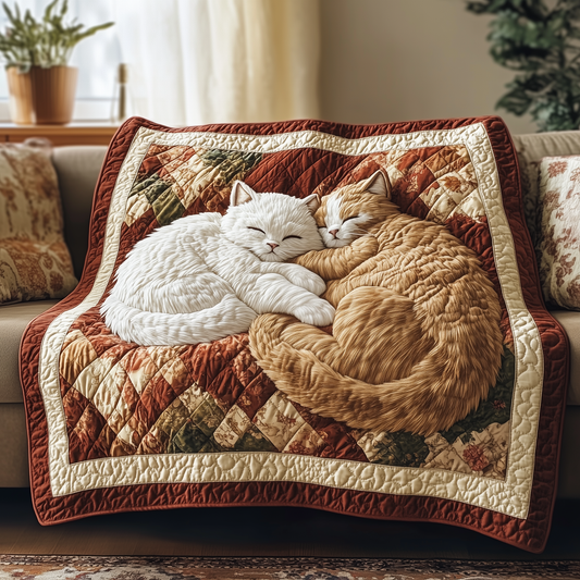 Cuddly Cat Slumber Quilted Blanket GFTOTP2596