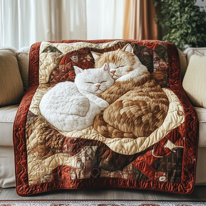 Cuddly Cat Slumber Quilted Blanket GFTOTP2597