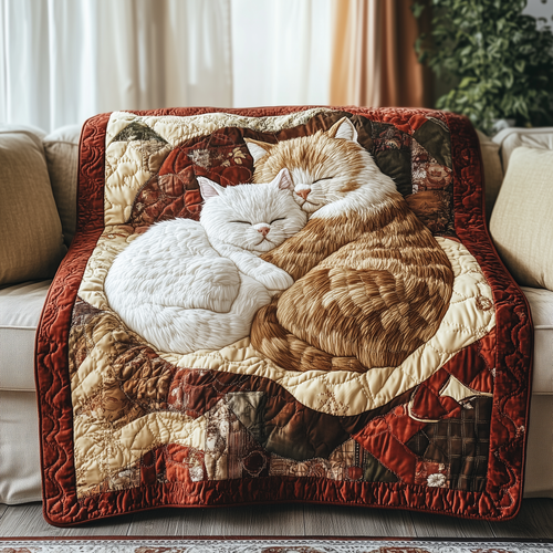 Cuddly Cat Slumber Quilted Blanket GFTOTP2597