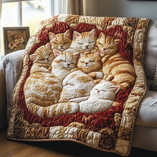 Cuddly Cat Slumber Quilted Blanket GFTOTP2598
