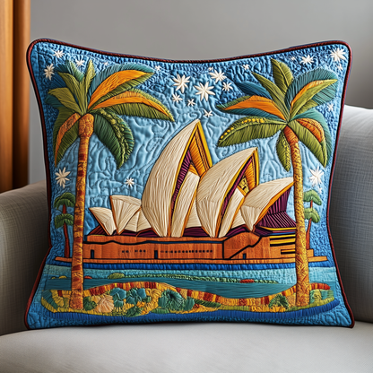 Happy Australia Day Quilted Pilow Case GFTOTP2732