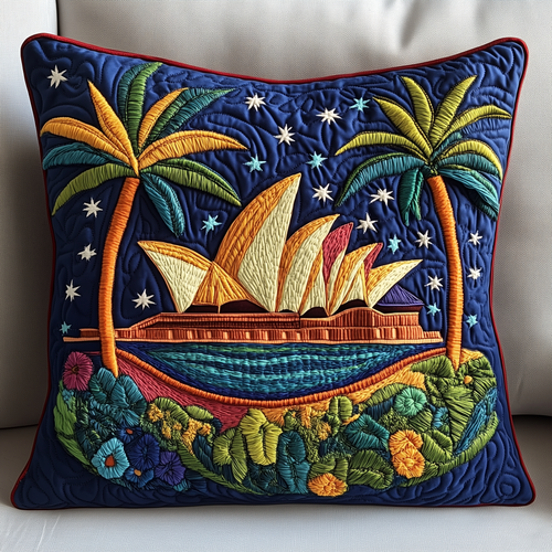 Happy Australia Day Quilted Pilow Case GFTOTP2733