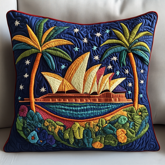 Happy Australia Day Quilted Pilow Case GFTOTP2733