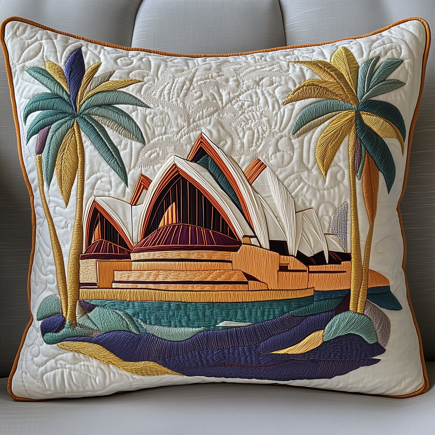 Happy Australia Day Quilted Pilow Case GFTOTP2734